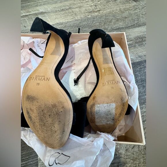 Alexandre Birman Black Heeled bow Sandals - Picture 4 of 8